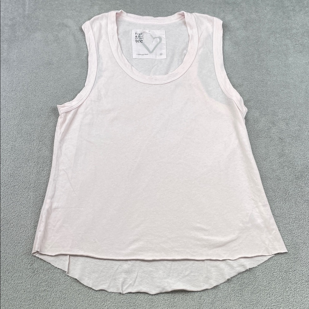 NEW Frank & Eileen XS 100% Cotton Pink Tank Top USA